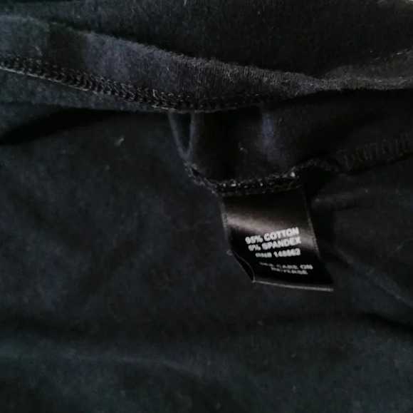 COPY - Torrid Size 4 Off the Shoulder 3/4 Sleeves Black Top - Picture 5 of 5